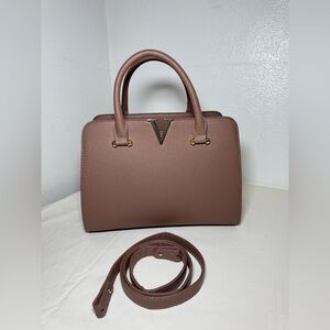 Crossi Handbag light brown gold with a removable strap NWT